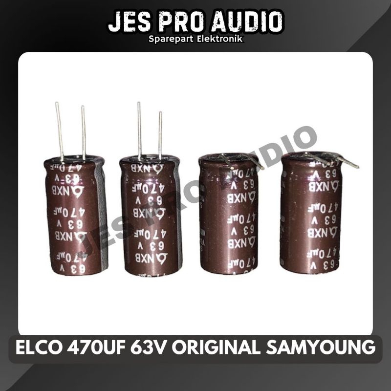 ELCO 470UF 63V ORIGINAL SAMYOUNG