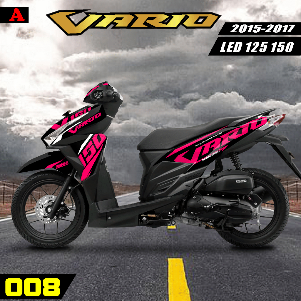 Decal Vario 125 Old LED Fullbody || Stiker Vario 150 Old || Decal Variasi Vario 125 & 150 Fullbody