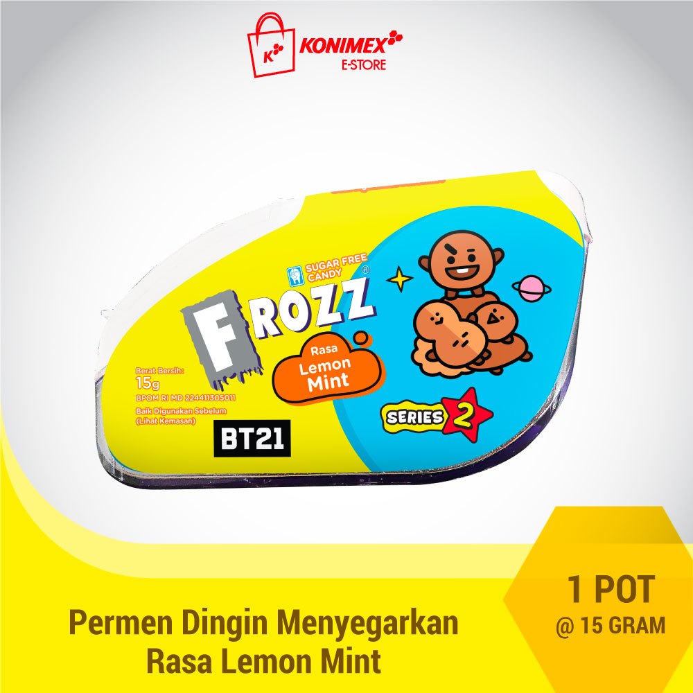 

Frozz Lemon Mint permen bebas gula, rendah kalori & dingin menyegarkan