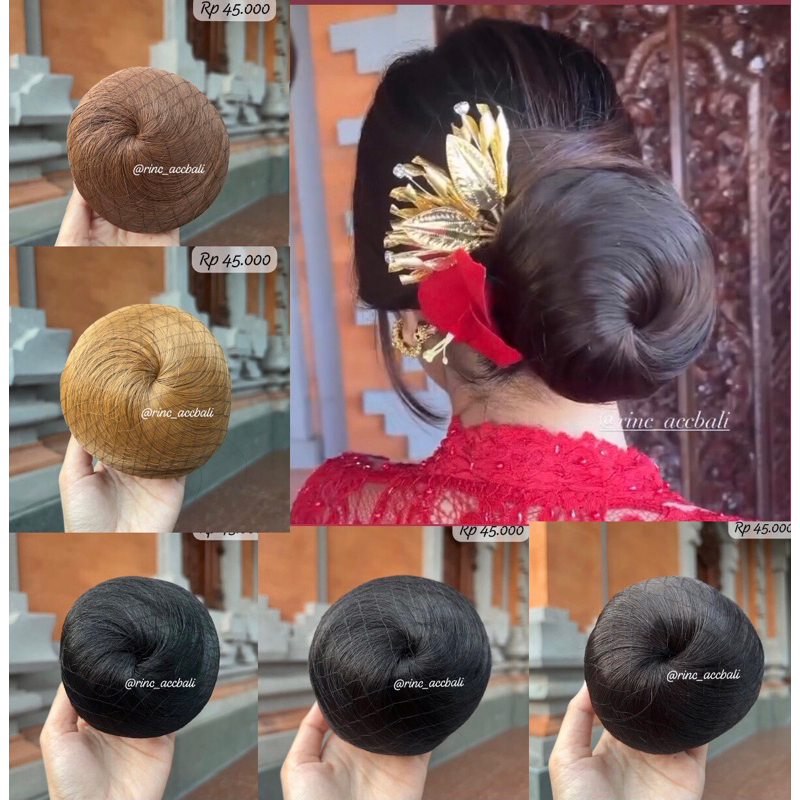 Sanggul Bulat Tebal / Sanggul Donat / Sanggul Keong Super Tebal /Super Premium Quality/ Best Seller 