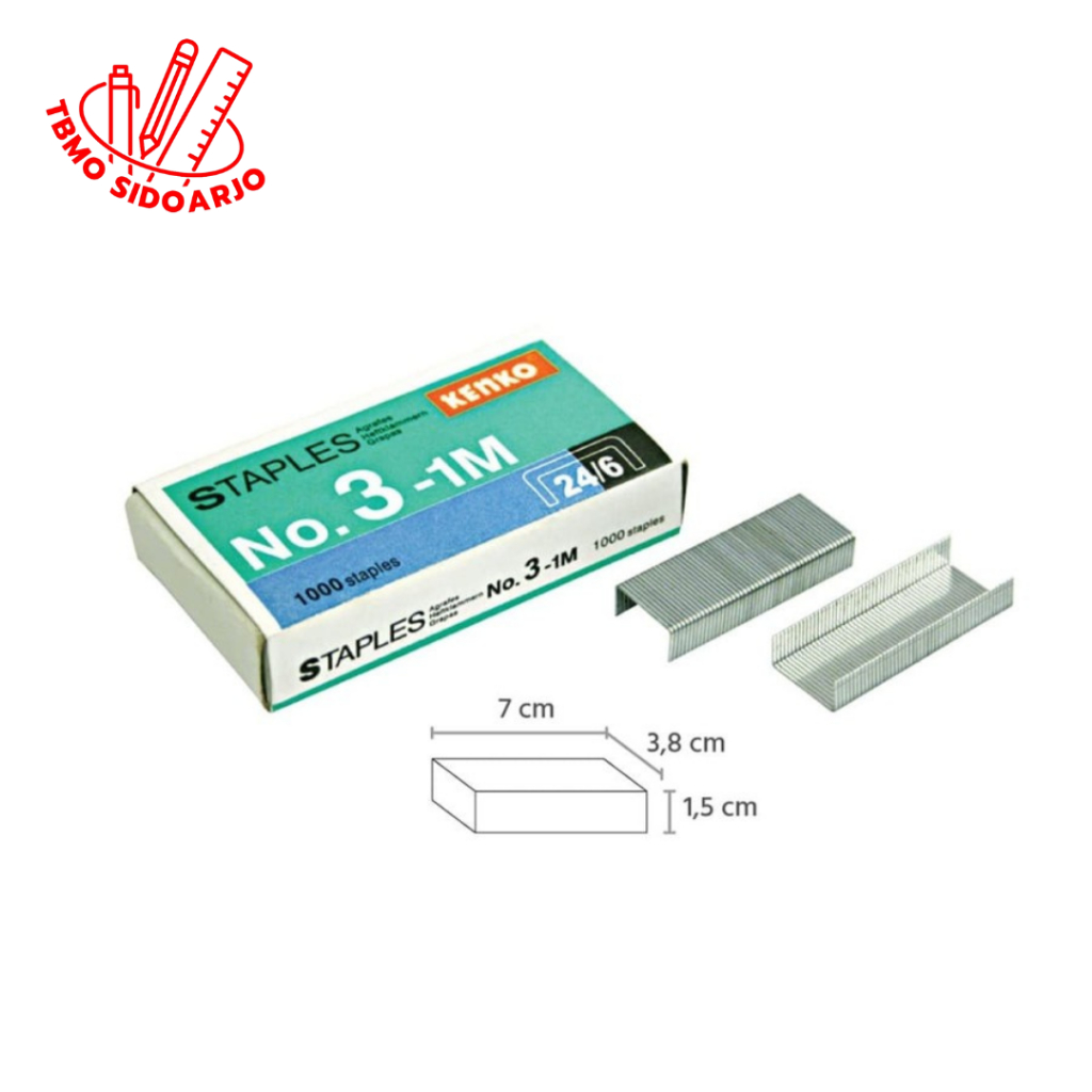 

TBMO Staples / Isi Stapler Kenko No 3 24/6