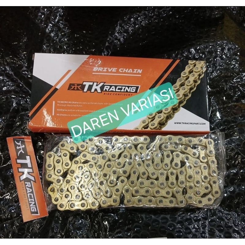 Rantai TK Racing Gold 428-130 / rantai gold tk 428-140 Rantai motor