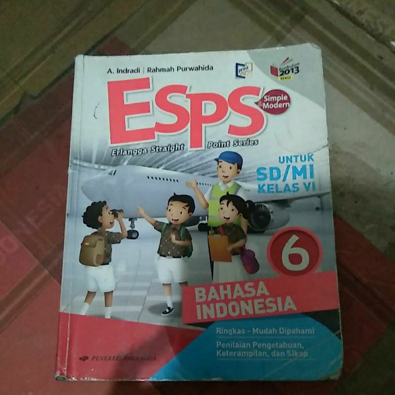 

Buku Bekas Esps Bahasa Indonesia kelas 6