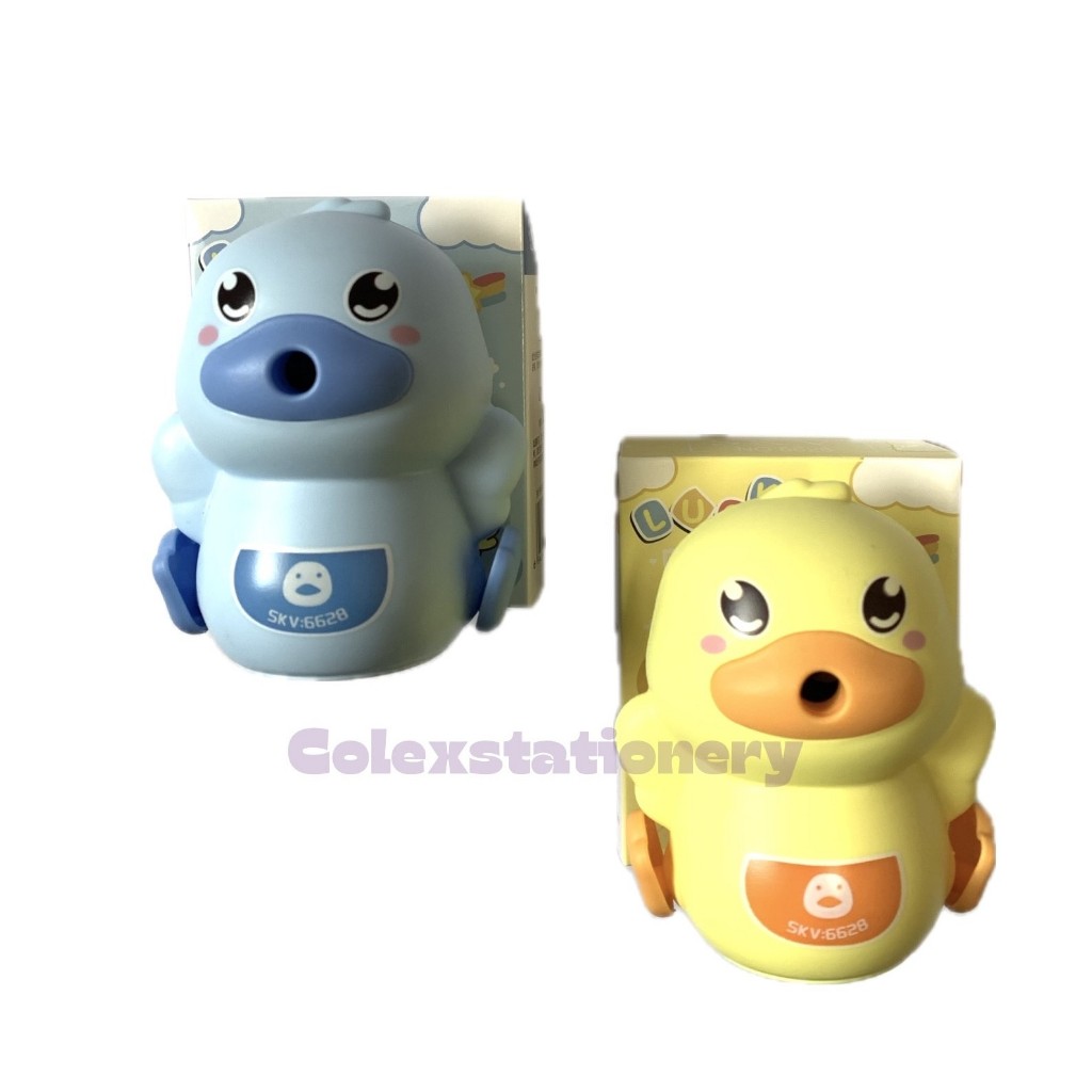 

Rautan Pensil Putar Lucu / Rautan Rotary Duck Series / Rautan Pensil Anak Motif Lucu Warna Bebek (1 Pcs)