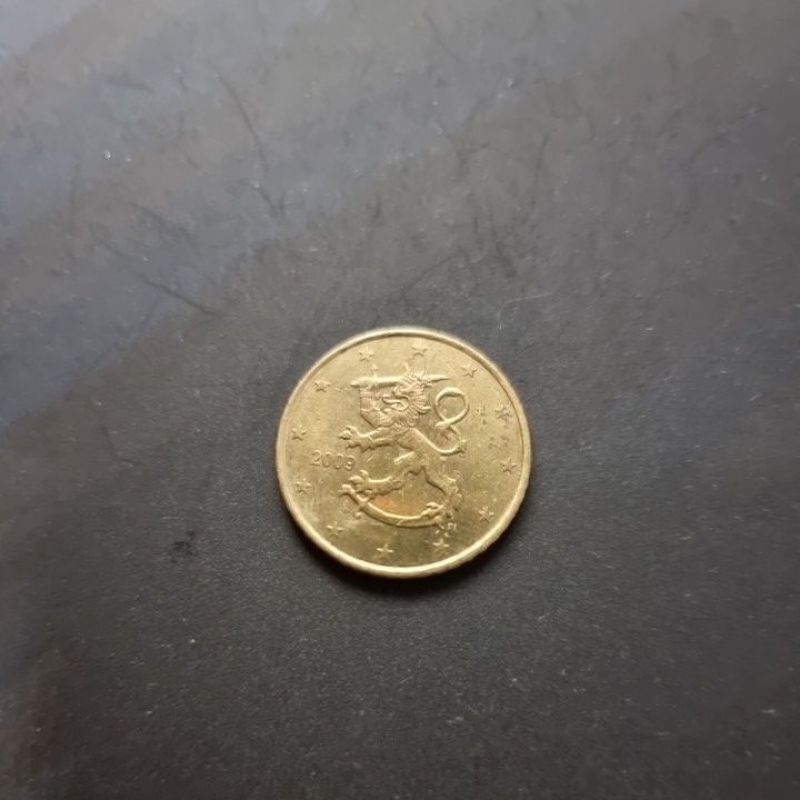 2009 FINLAND 50 CENT EURO COIN