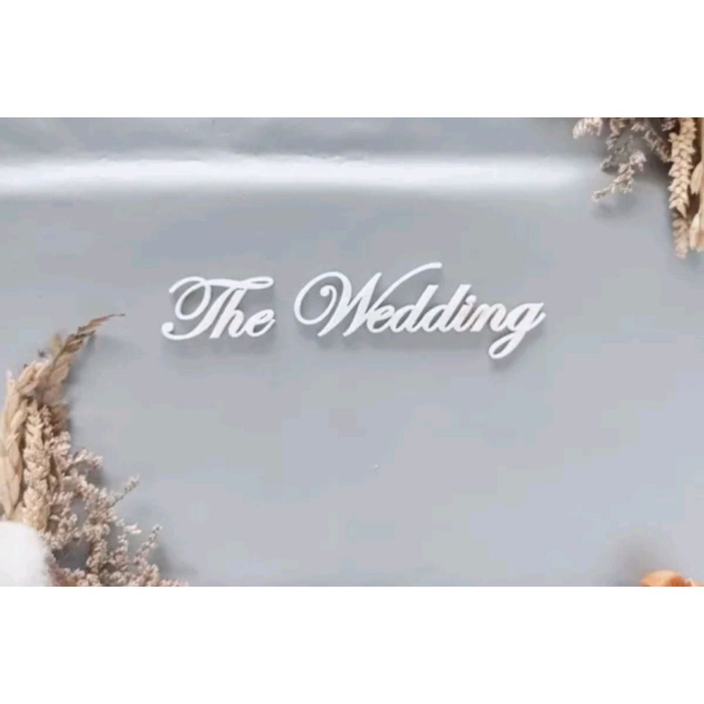 

Acrylic / Akrilik Cutting Huruf 2mm Putih Solid (1.5cm x 8cm)