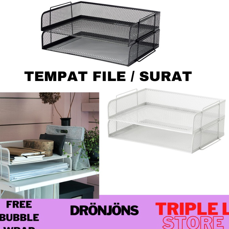

Tempat Surat Kes File Dokumen Tray Document Organizer 2 Tingkat DRONJONS