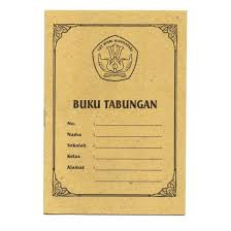 

buku tabungan sekolah, buku kecil