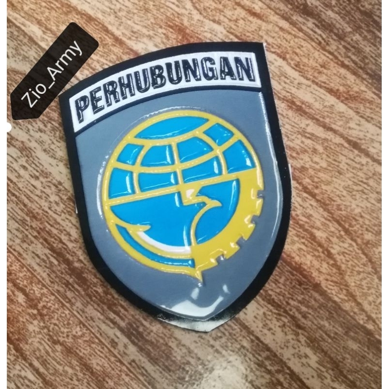 Stiker embos Perhubungan Logo