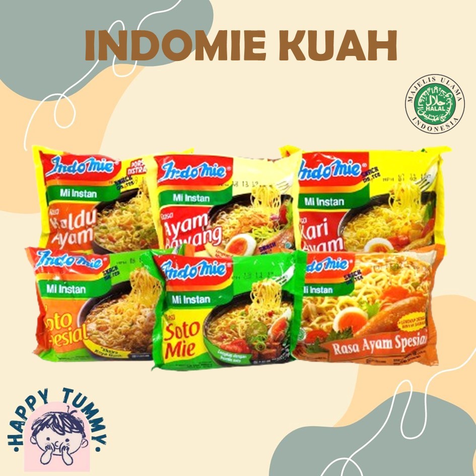 

Indomie Kuah 69gr. mi instant. PCS