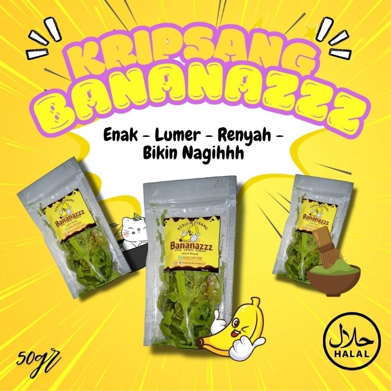 

KERIPIK PISANG MATCHA LUMER PREMIUM KEMASAN 50g