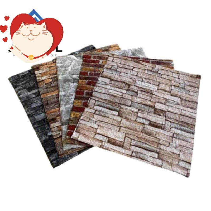 WALLFOAM WALLPAPER FOAM MOTIF BATA BATU ALAM