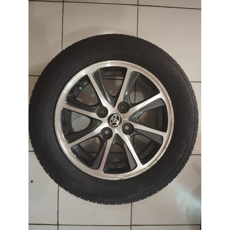 Velg Ban Mobil Toyota Calya Ring 14 GT RADIAL CHAMPIRO UK 175/65/R-14 Bekas