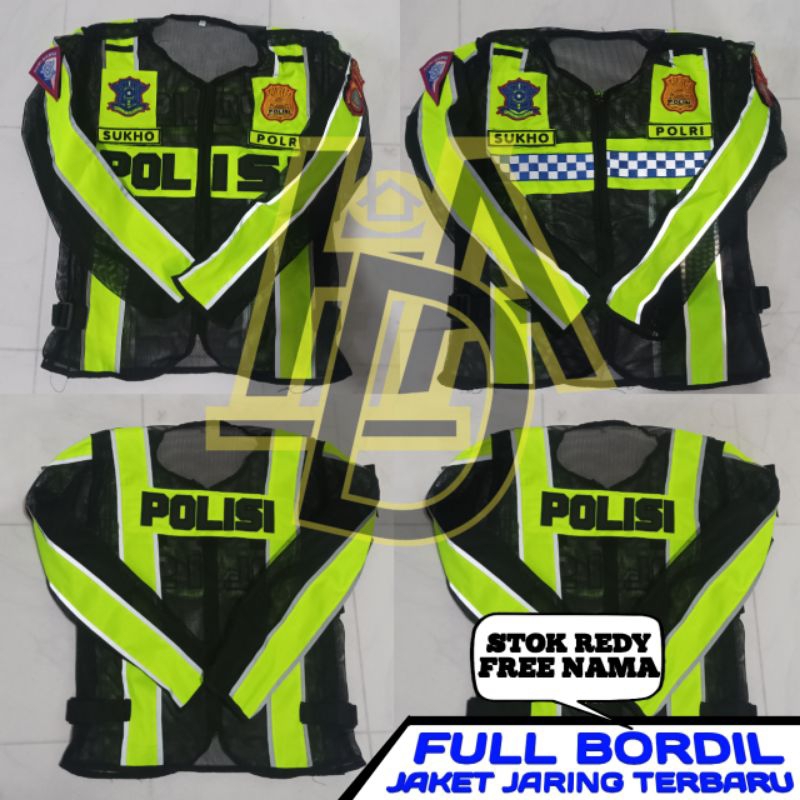 jaket polisi lantas jaket polri jaring terbaru