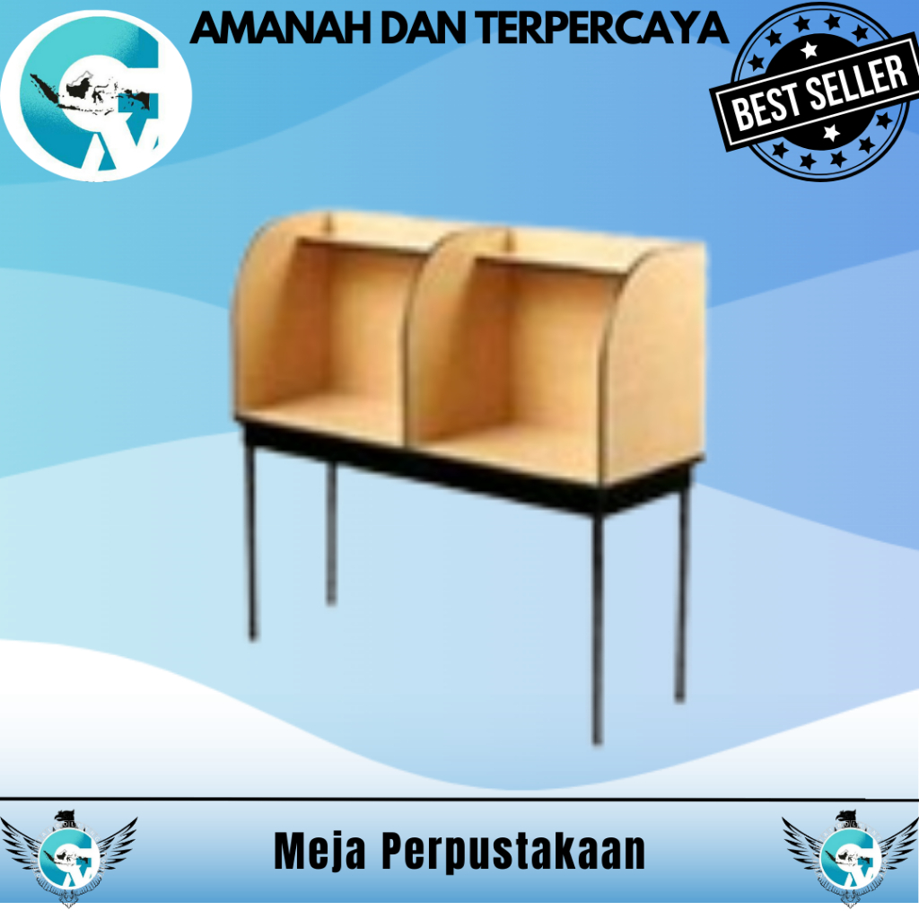 RSO - Meja Perpustakaan Simple 2 orang