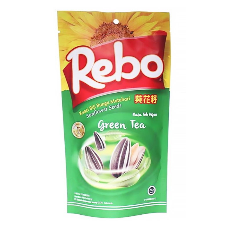 

Rebo Kuaci Biji Bunga Matahari Green Tea 140g