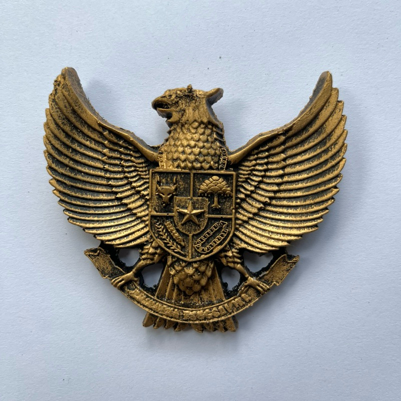 Magnet Kulkas Tempelan Lambang Garuda Pancasila Relief 3D Timbul