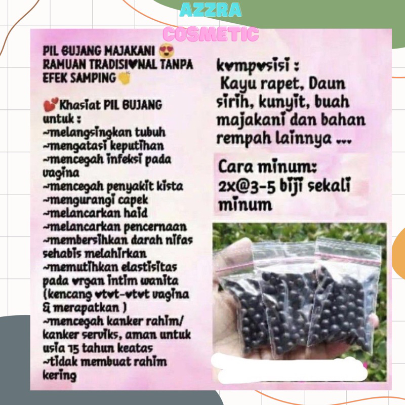 

‼️READY‼️Pil Manjakani Pinang Anum -+100pil