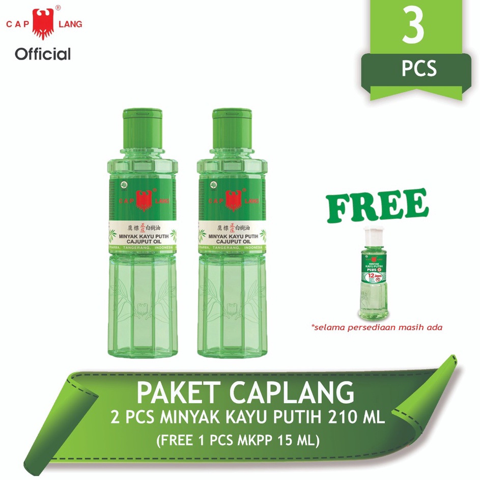 

Cap Lang Paket Minyak Kayu Putih 21ml Minyak Kayu Putih Plus 15ml