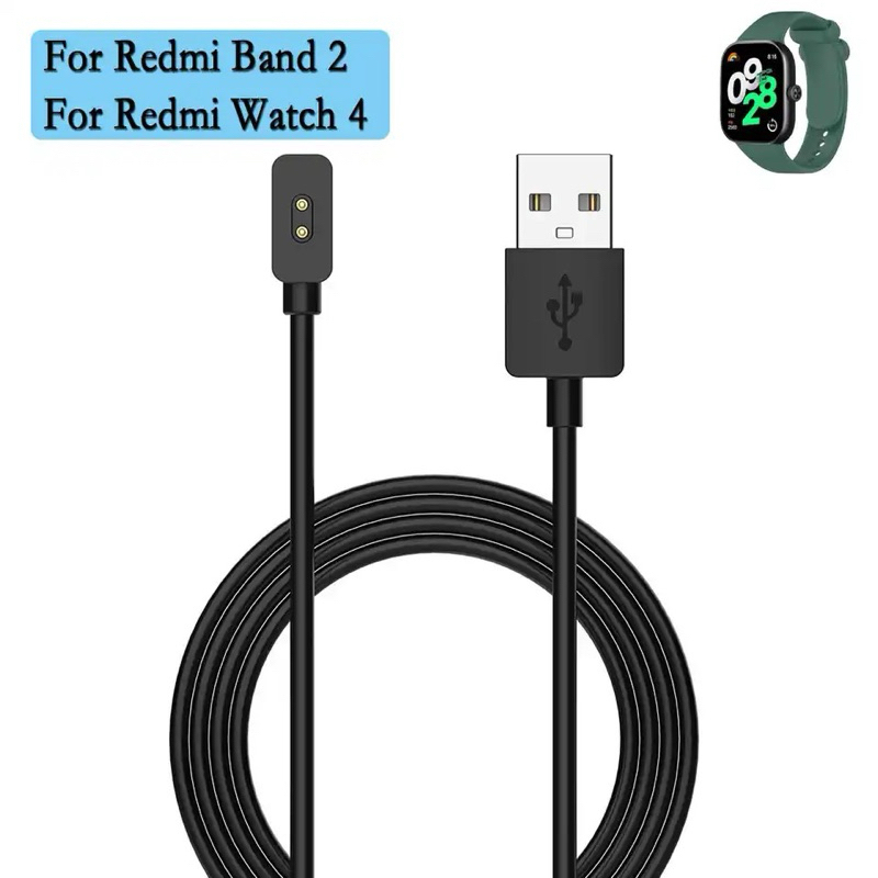 Charger Jam Magnetic Charger Watch Redmi Watch 4 / Watch 3 Active / Redmi Band 2 / Band 8 Pro Active