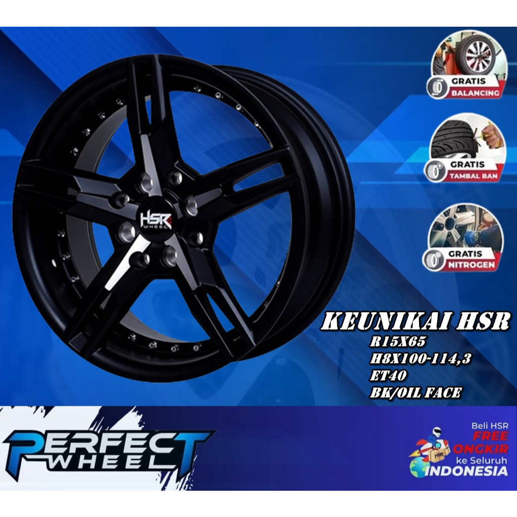 Velg Ring 15 Hsr Keunikai Untuk Mobil Agya Mobilio Galant Xenia - Toko Velg Mobil Pontianak