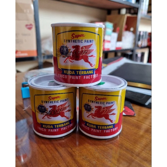 

Big Promote Cat kayubesi kuda terbang 1 kg 1 gram kaleng kecil