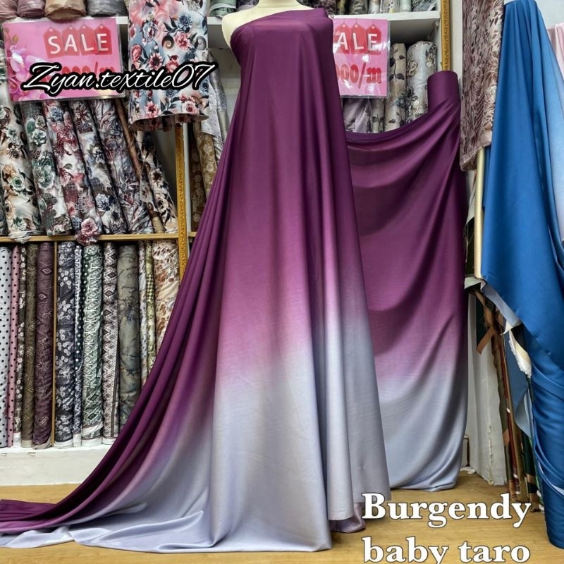 Kain Armany Silk Gradasi Ombre / Armany Silky Gradasi / Harga Meteran