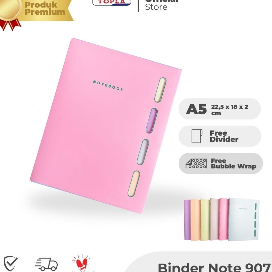 

Model Terjamin Topla Binder Note 97 A5 Binder Buku Catatan Sekolah Kerja Kuliah Warna Pastel A5
