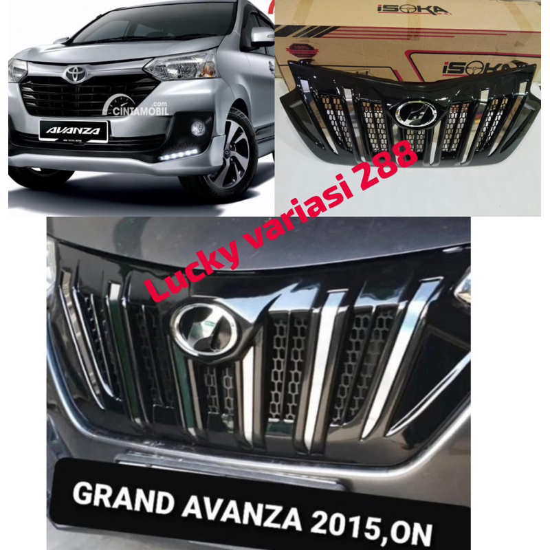 Grill Depan Geril Grand Avanza Xenia 2016 2017 2018 Model Apollo Grill Model Alphard Grand Avanza