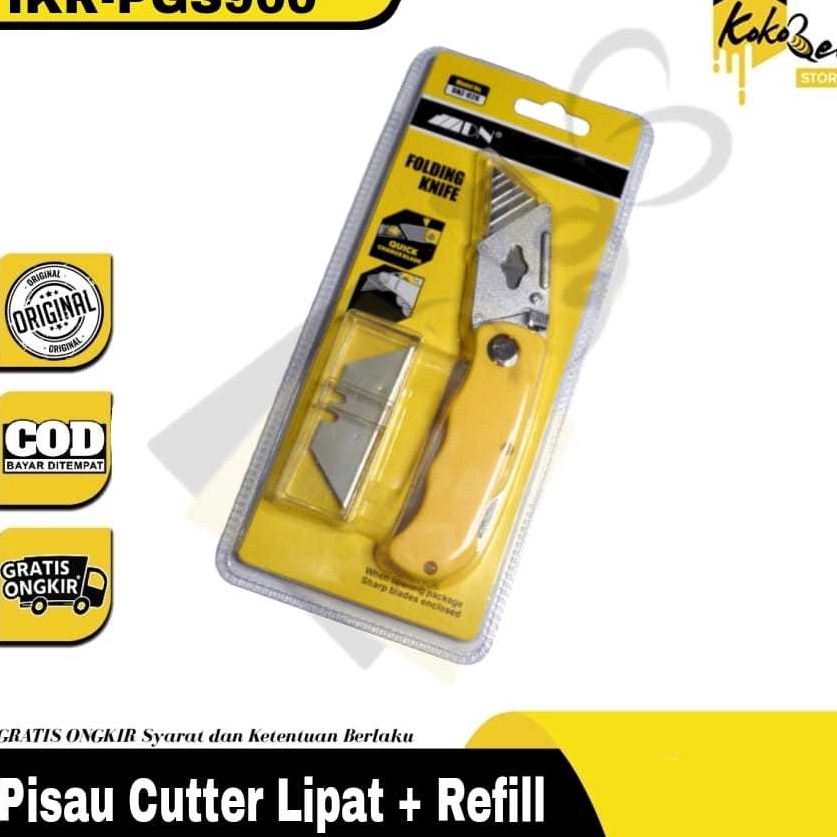 

Top Limited Pisau cutter lipat foldable knife serbaguna bonus 5 pcs refill Pisau lipat kecil serbaguna folding knife gypsum cutter unboxing silet Pisau Cutter Lipat Foldable Knife Folding Knife IKRPGS9 Pisau Cutter Lipat Foldable Knife Ser