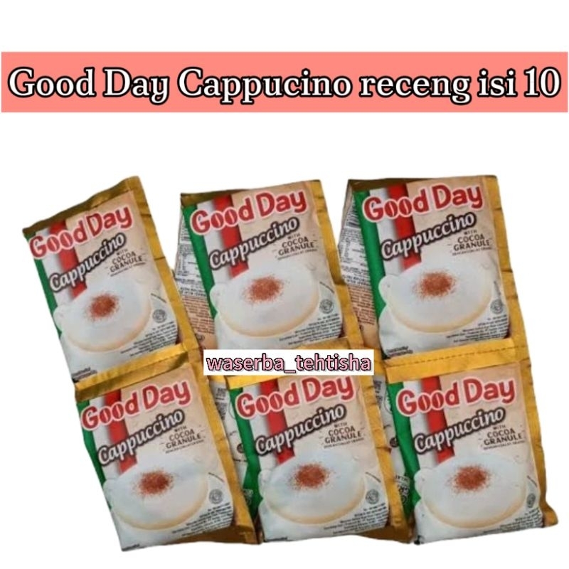 

warseba_tehtisha| Good Day Cappucino 1renceng (10pcs)
