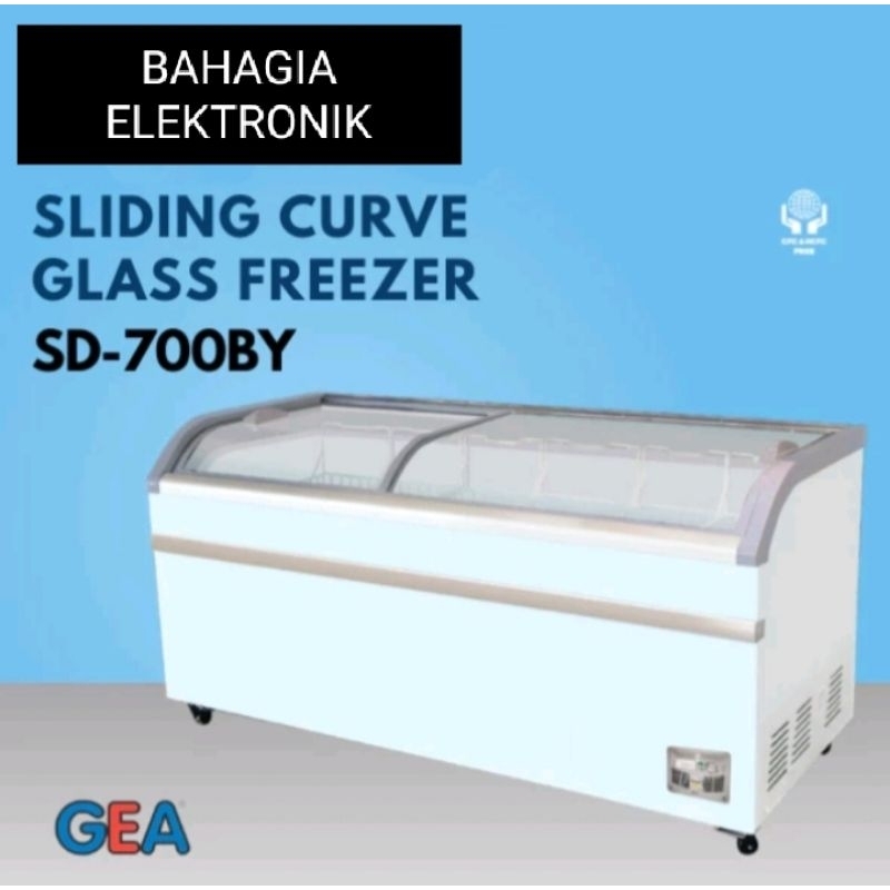 GEA SD-700BY SLIDING CURVE GLASS FREEZER PREMIUM | 700Liter