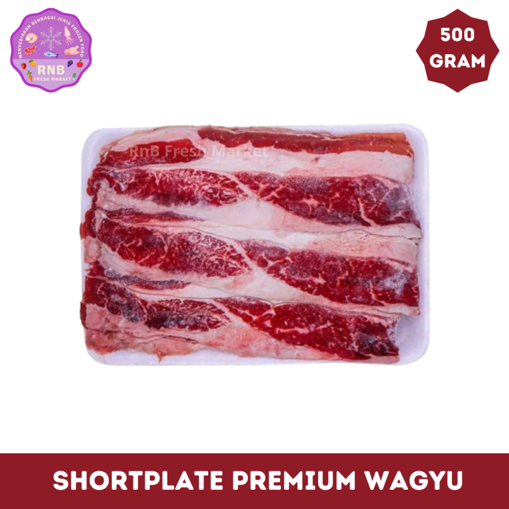 

Shortplate Slice Premium Wagyu Netto 500 Gram