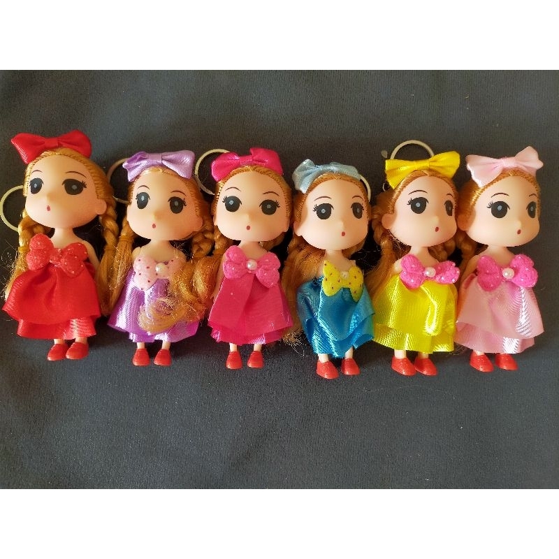 gantungan kunci boneka Barbie imut cute
