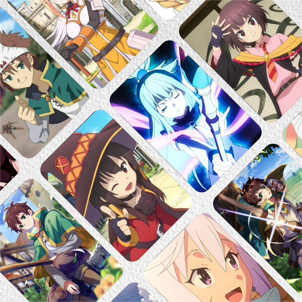 Photocard anime KONOSUBA /Kono Subarashii Sekai ni Shukufuku wo /random photocard anime murah/random