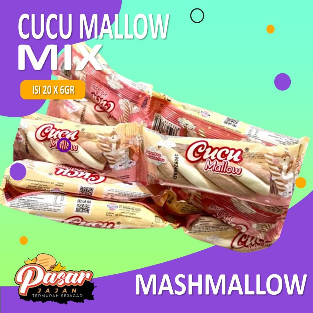 

Marshmallow Cucu Mallow Isi 20 X 6gr