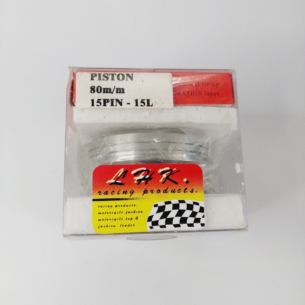 PISTON LHK CASTING DIAMETER 80 MM PIN PEN 15 LHK ORIGINAL CB GL TIGER HEREX MEGAPRO MIO SOUL SPORTY
