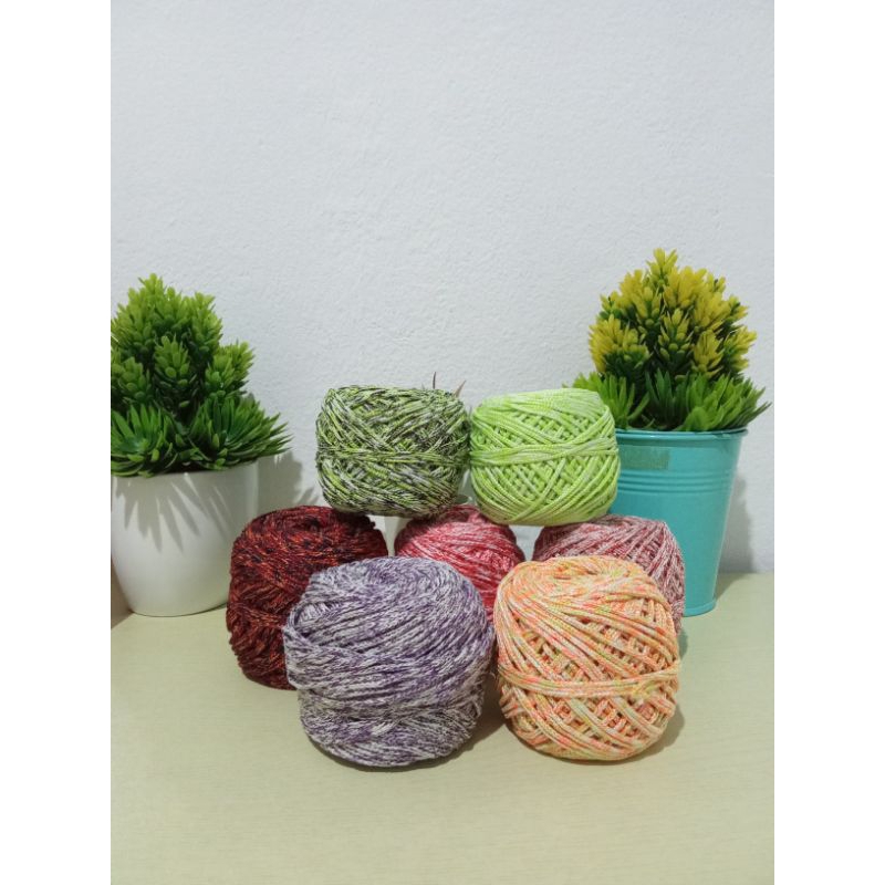 BENANG RAJUT TALIKUR/POLYKUR SEMBUR/BENANG TALIKUR SEMBUR/BENANG TALIKUR WARNA CAMPUR/BENANG RAJUT S