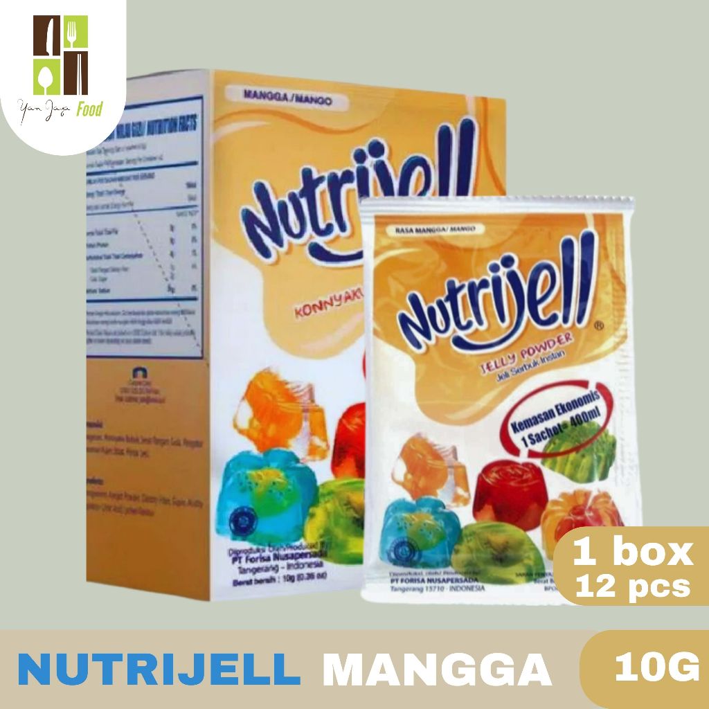 

LAKU Nutrijel/Agar-Agar/Puding Kemasan Ekonomis 10 g 1 Box / 12 Pcs