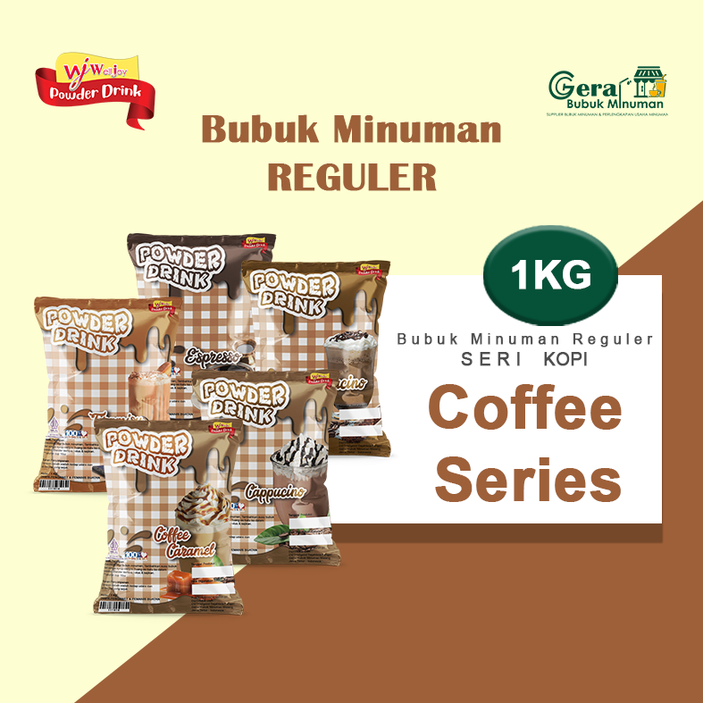 

COD - 1KG Bubuk Minuman REGULER COFFE SERIES