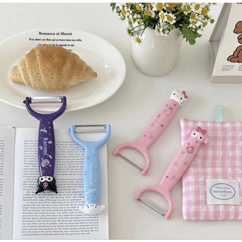 

(snowandbelle) set talenan dan pisau sanrio