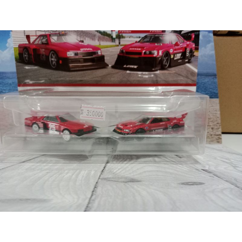 Hotwheels Premium Nissan Skyline Silhouette & LB-ER34 Super Silhouette Nissan Skyline