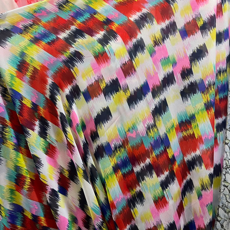 Kain Ceruty Baby doll - ceruti motif - bahan gamis - kain tunik