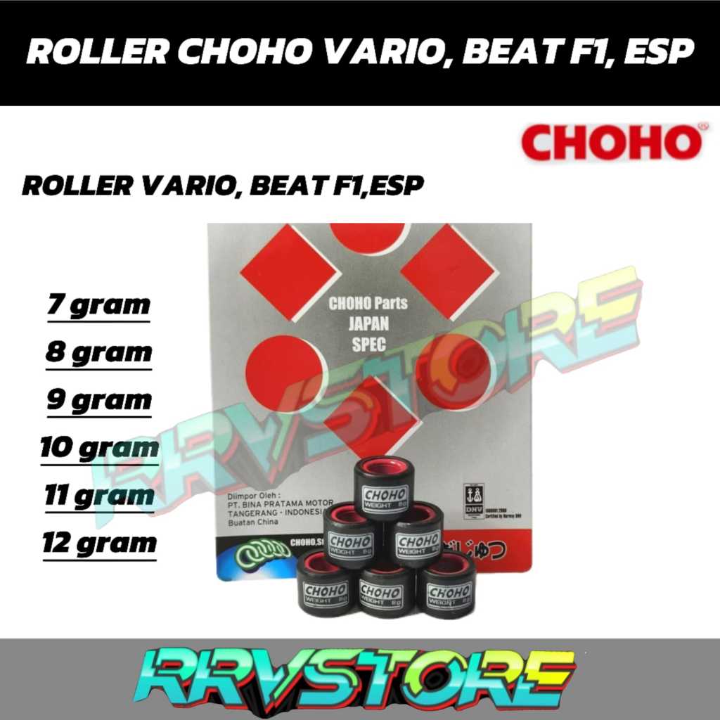 ROLLER RACING VARIO BEAT FI/ESP CHOHO 7 gram,8,9,10,11,12 gram ROLLER RACING BEAT FI CHOHO