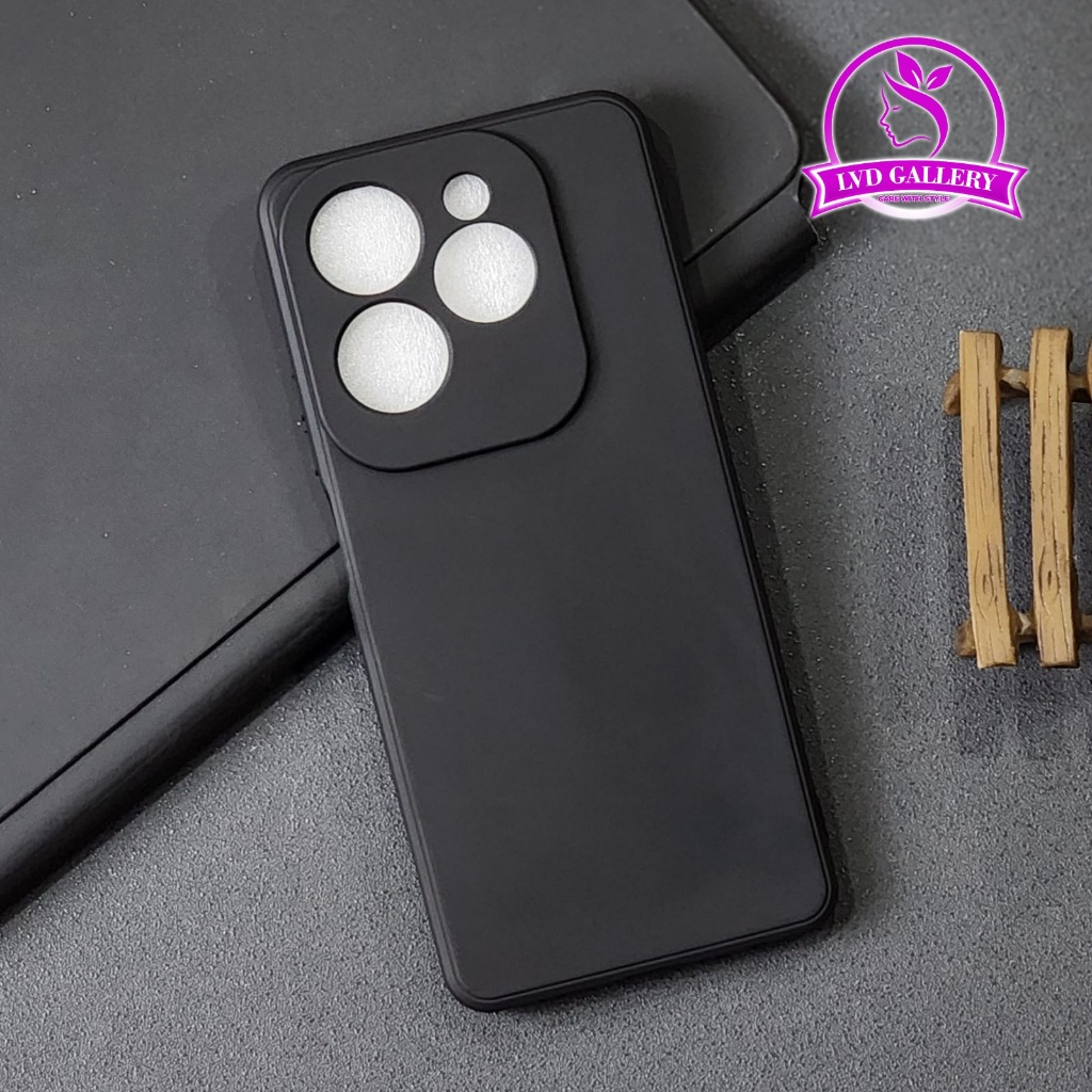 Tecno Spark 20 Pro Tecno Spark 9T Case Macaron Square Black Softcase Slim Matte Case Tecno Spark 20 