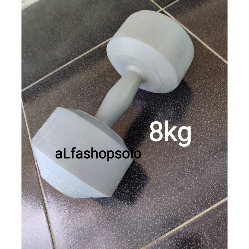 Barbel 8kg/Barbel Murah/Barbel Plastik/Dumbel Gym