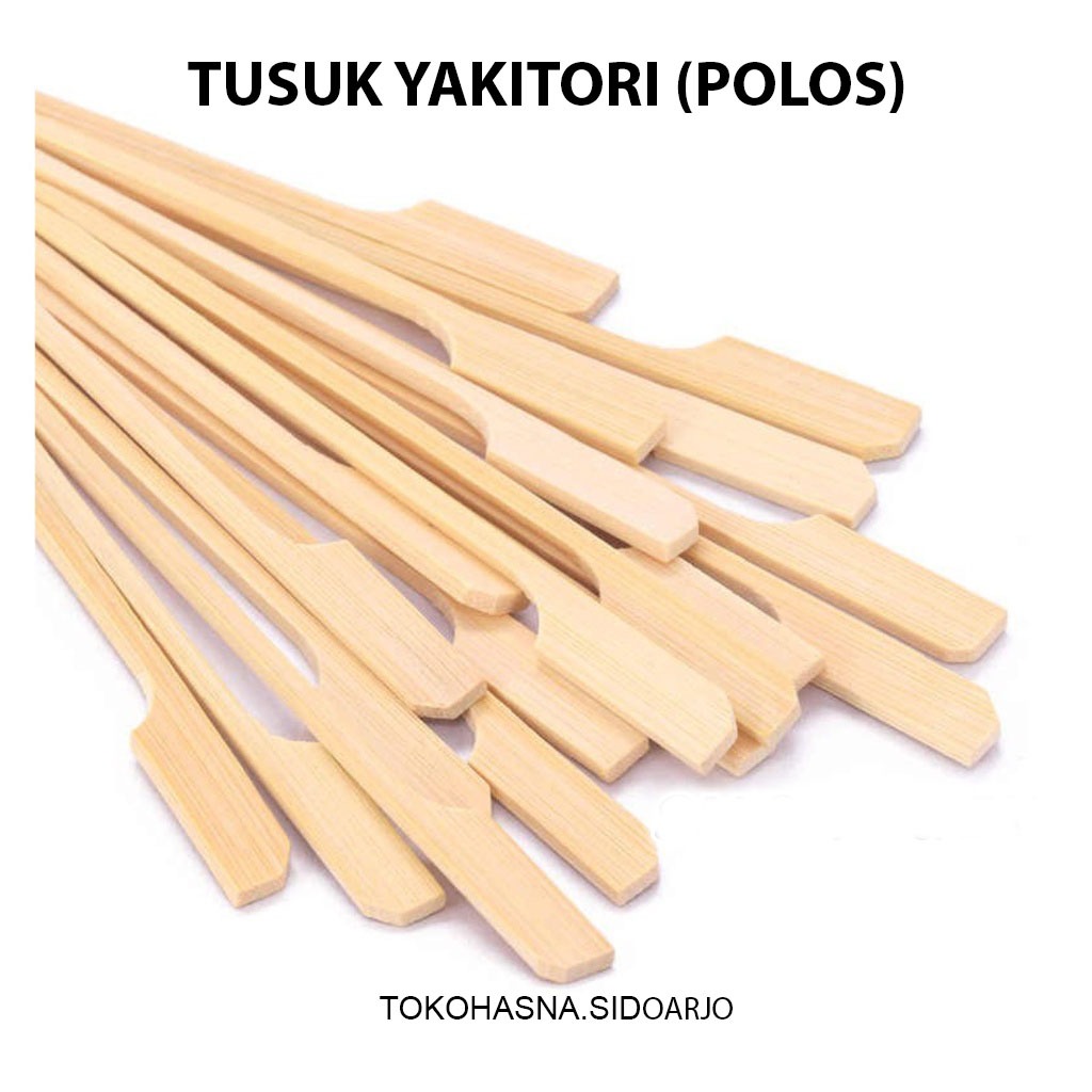 Tusuk Sate Yakitori, Tusuk Sate Jepang, Tusuk Skewer Panjang 15 cm dan 20 cm