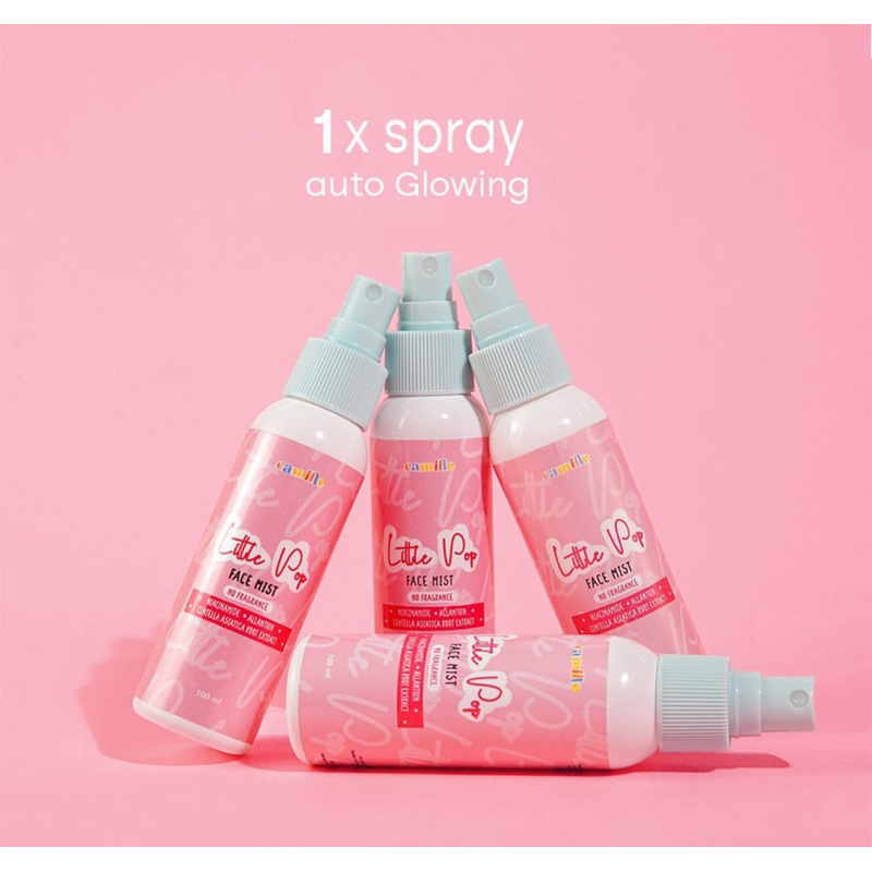 Facemist Litle Pop Camille beauty ukuran 100ml  Produk Original Official Store SELLER RESMI( pembeli
