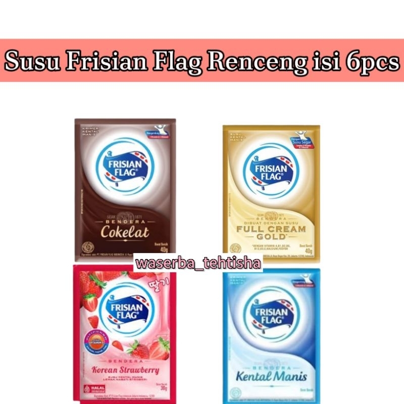 

waserba_tehtisha| FRISIAN FLAG 1 RENCENG 6PCS/Susu Bendera 6pcs