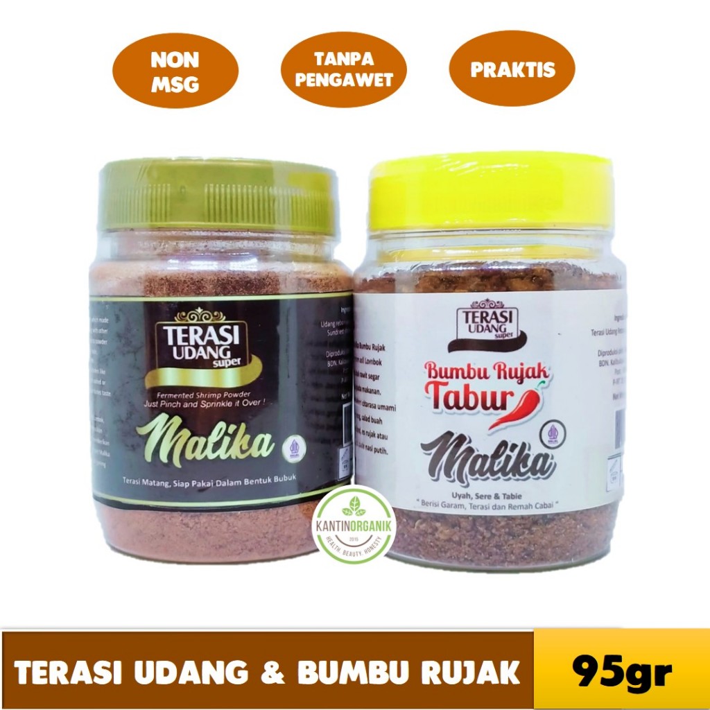 

Terasi Udang Super Bubuk - Bumbu Rujak Tabur Non Msg Malika